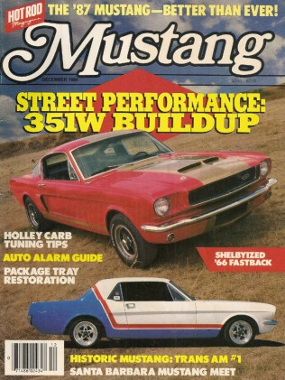 MUSTANG by HOT ROD 1986 DEC V 4, #6 - SHELBY T-A*